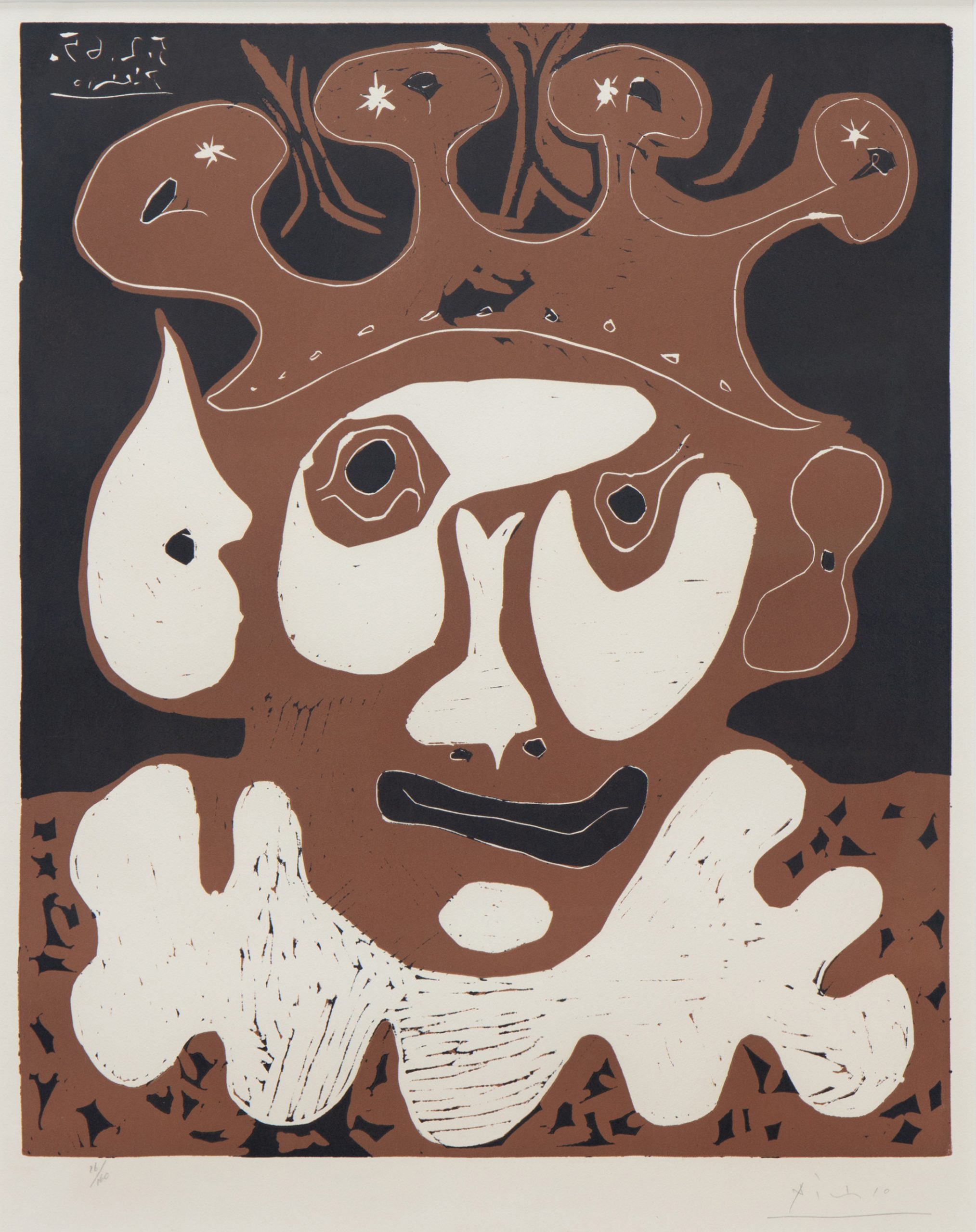 Picasso | Tête de Bouffon, Carnival | Cutter & Cutter Fine Art
