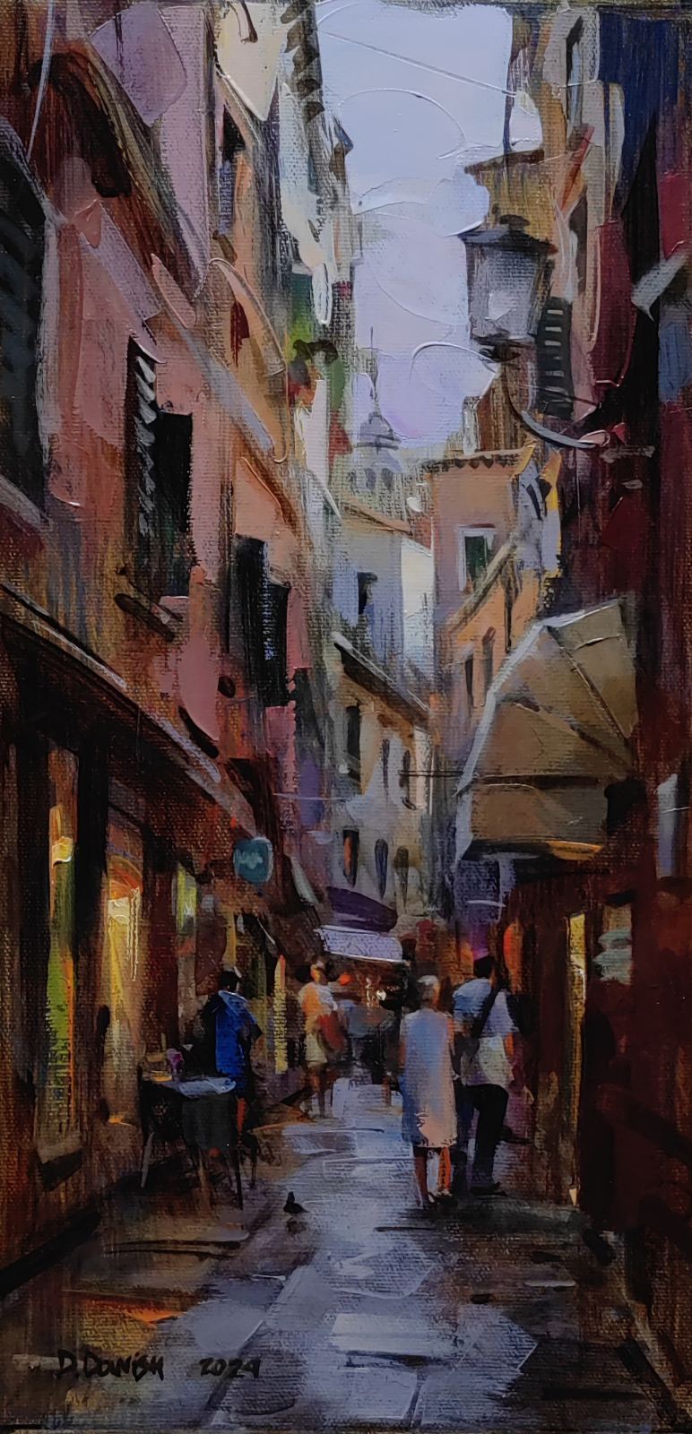 Dmitri Danish | Alleyway | Cutter & Cutter Fine Art
