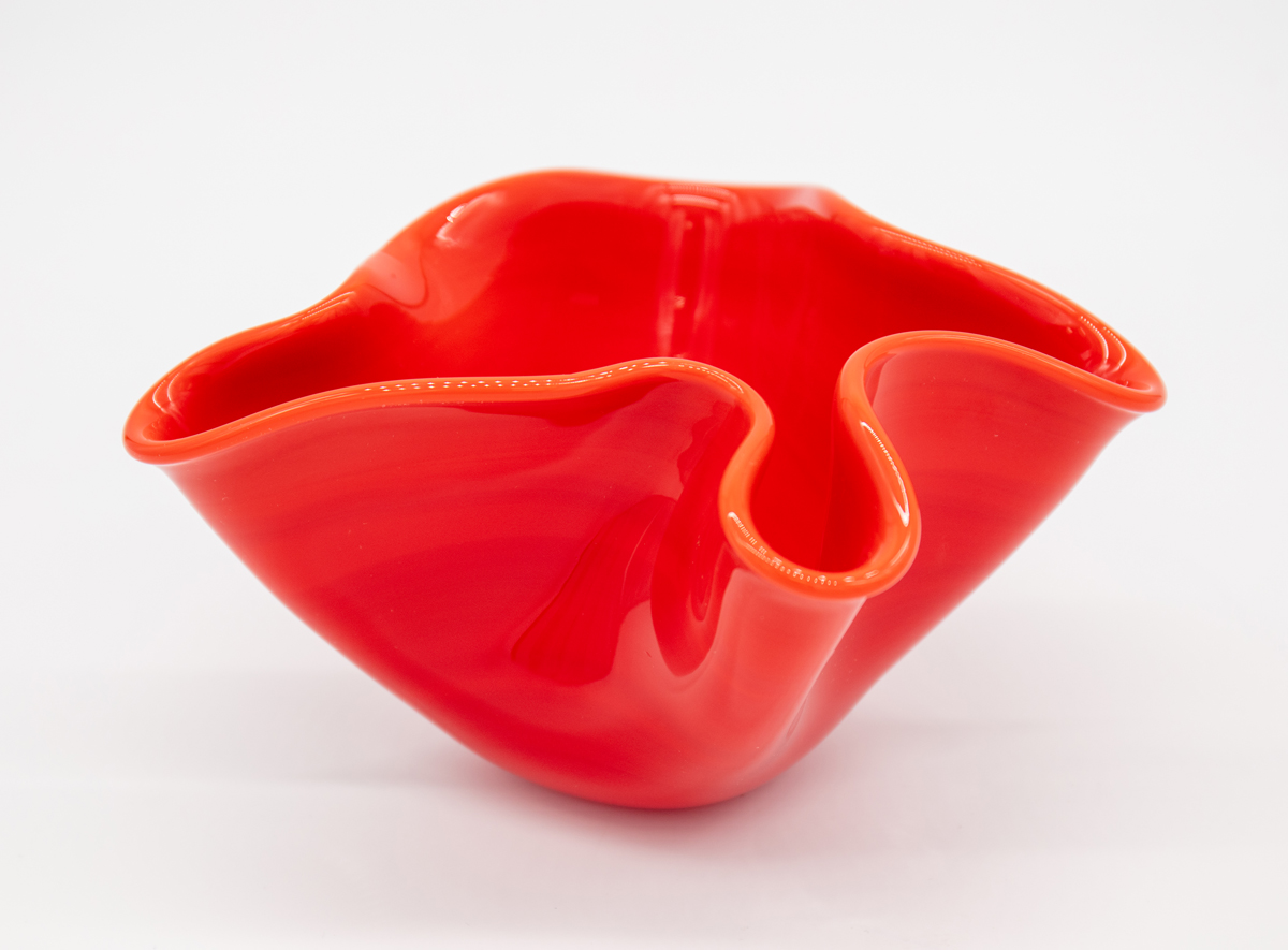 Charles Lotton - Mandarin Red Shell Bowl