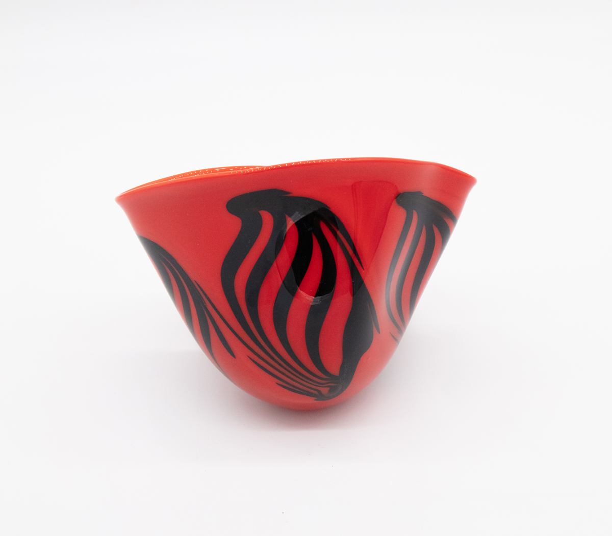 Charles Lotton - Mandarin Red Shell Bowl