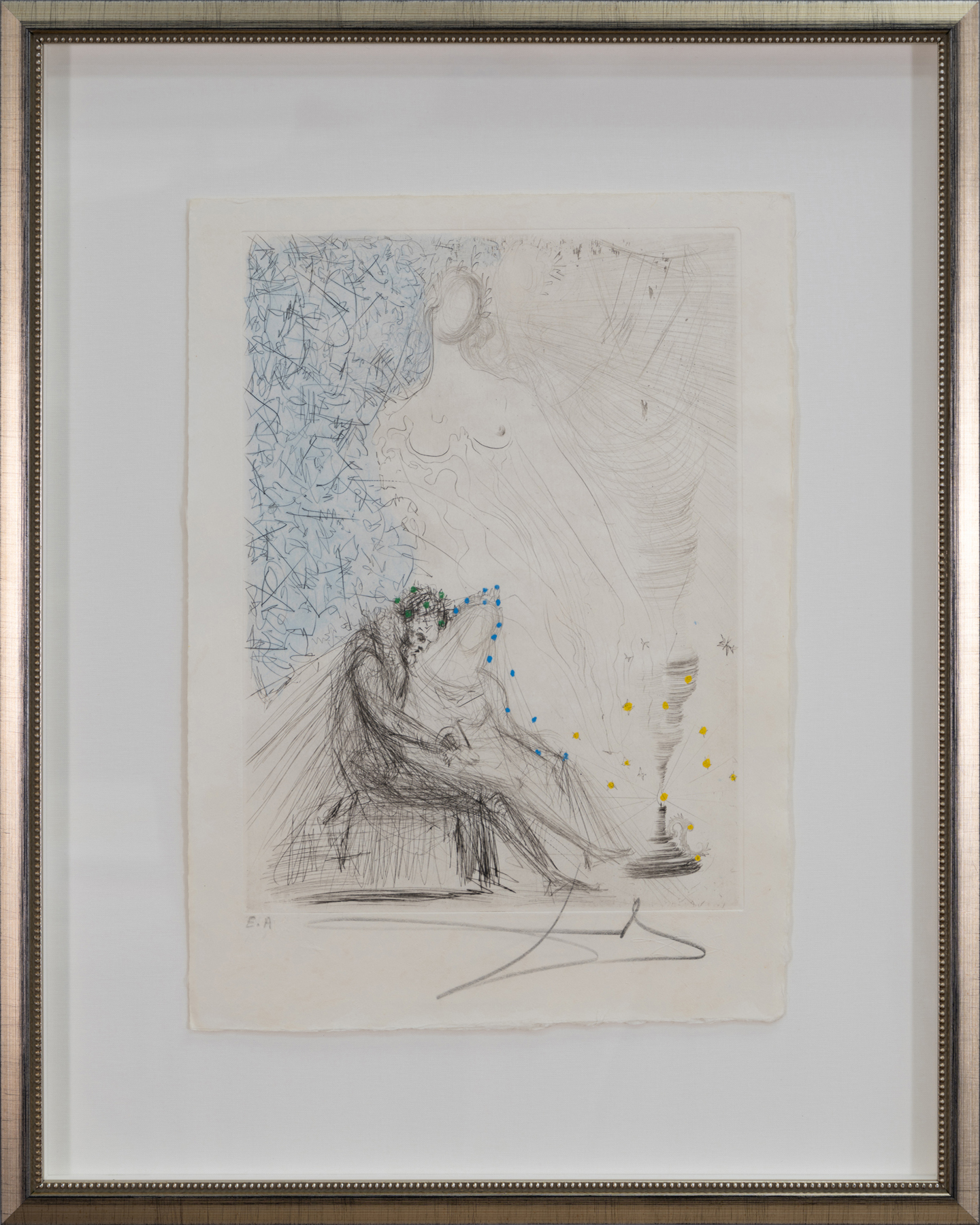 Salvador Dali - Ronsard - Couple with Candle