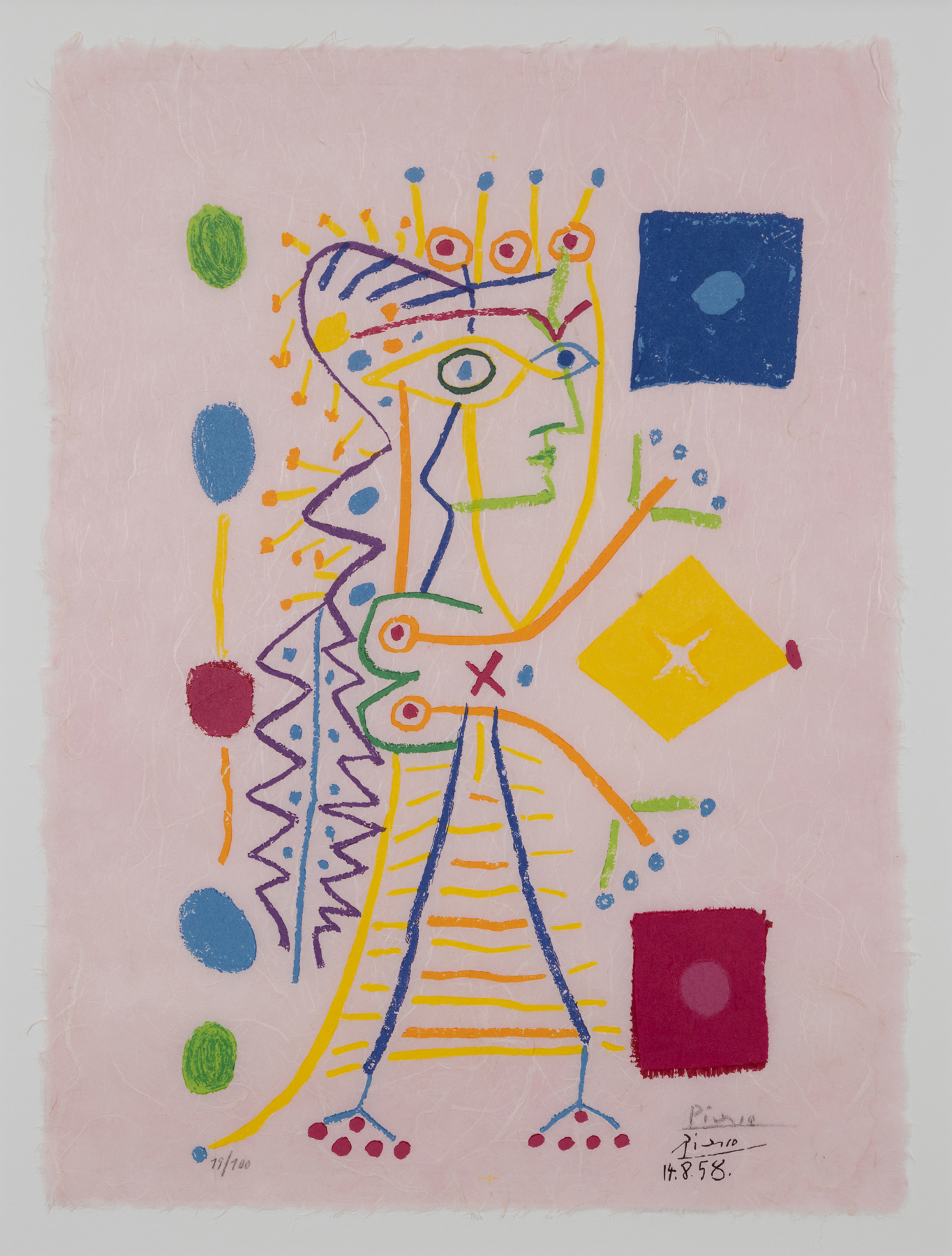 Picasso - Jacqueline, La Dame Aux Des
