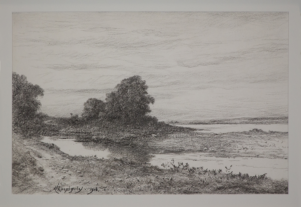 Henri-Joseph Harpignies - Ile de la Loire