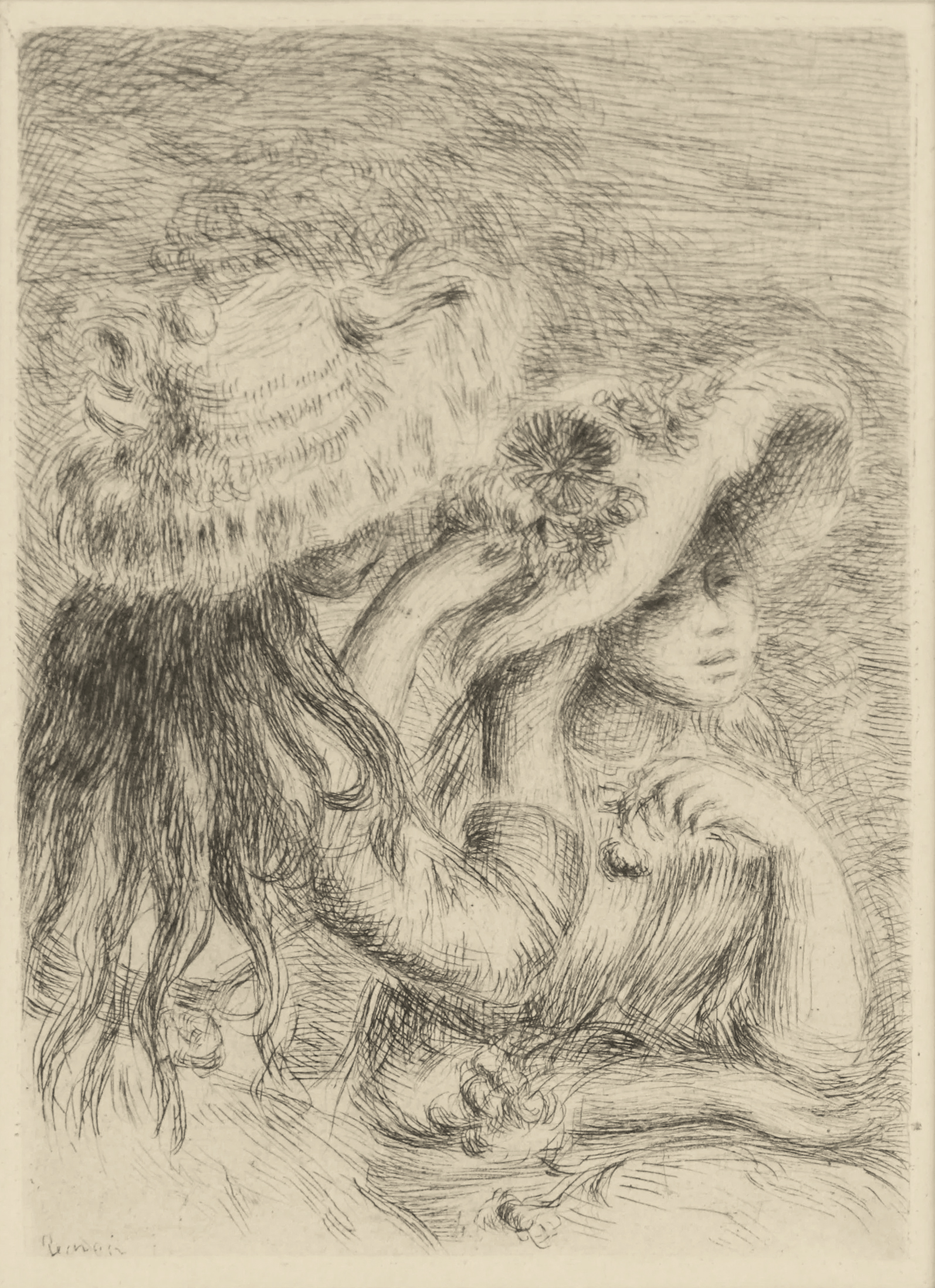 Pierre-Auguste Renoir - Le Chapeau Epingle - 3rd Plate