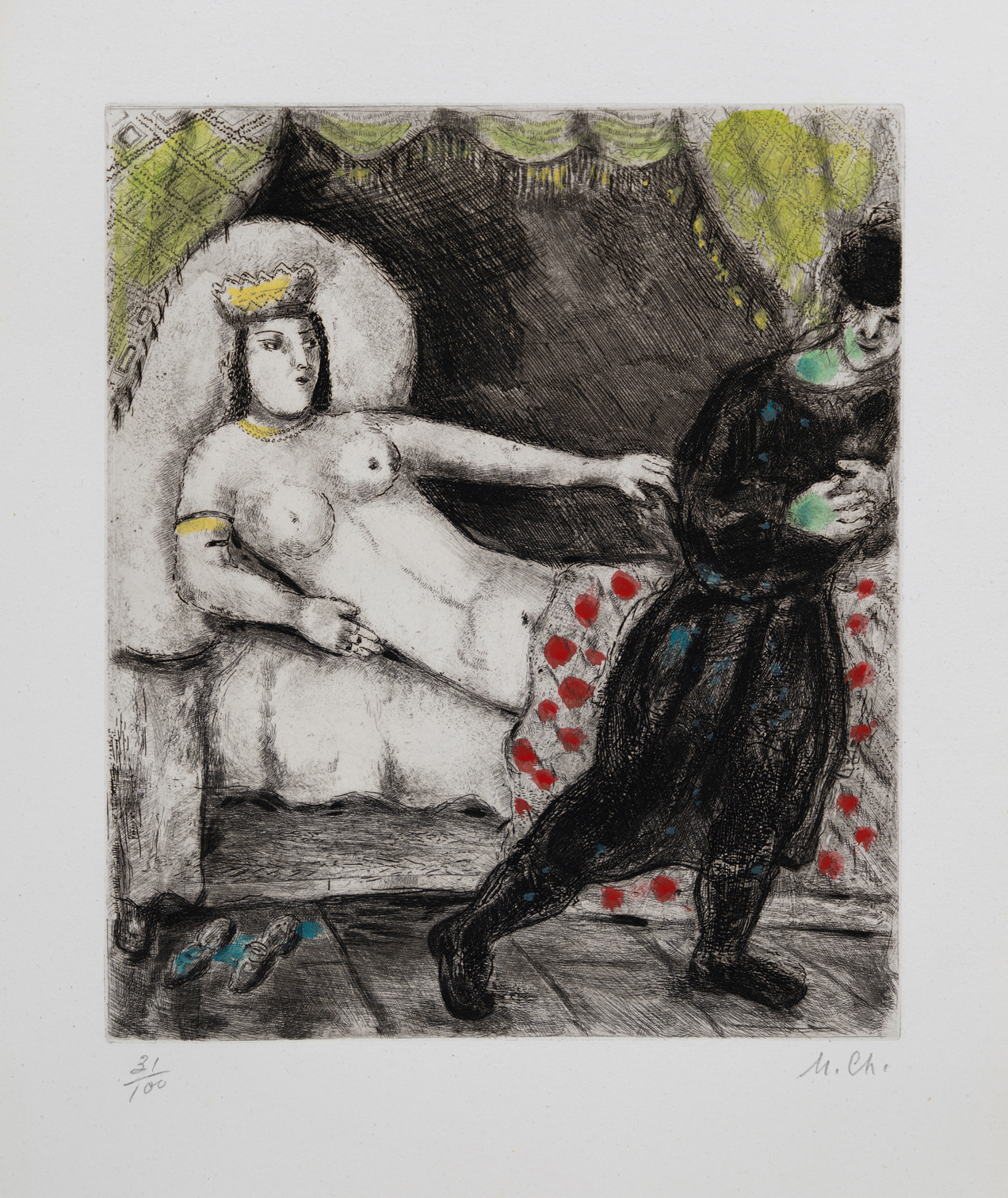 Marc Chagall - La Bible: Potiphar's Wife