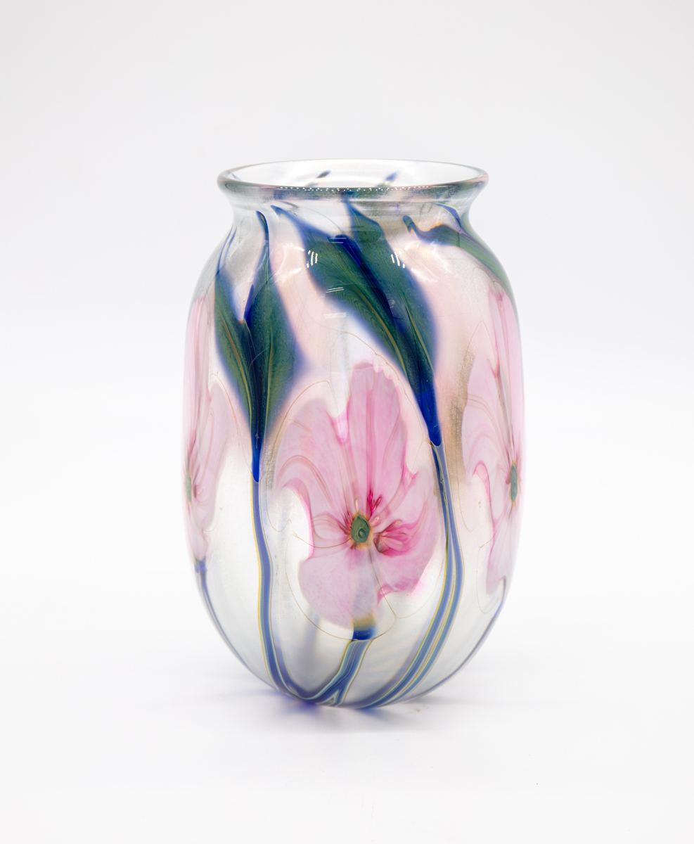 Charles Lotton - Verre de Soie Multi Flora Vase