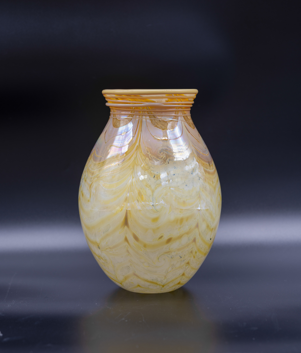Daniel Lotton - Opal Cypriot King Tut Vase