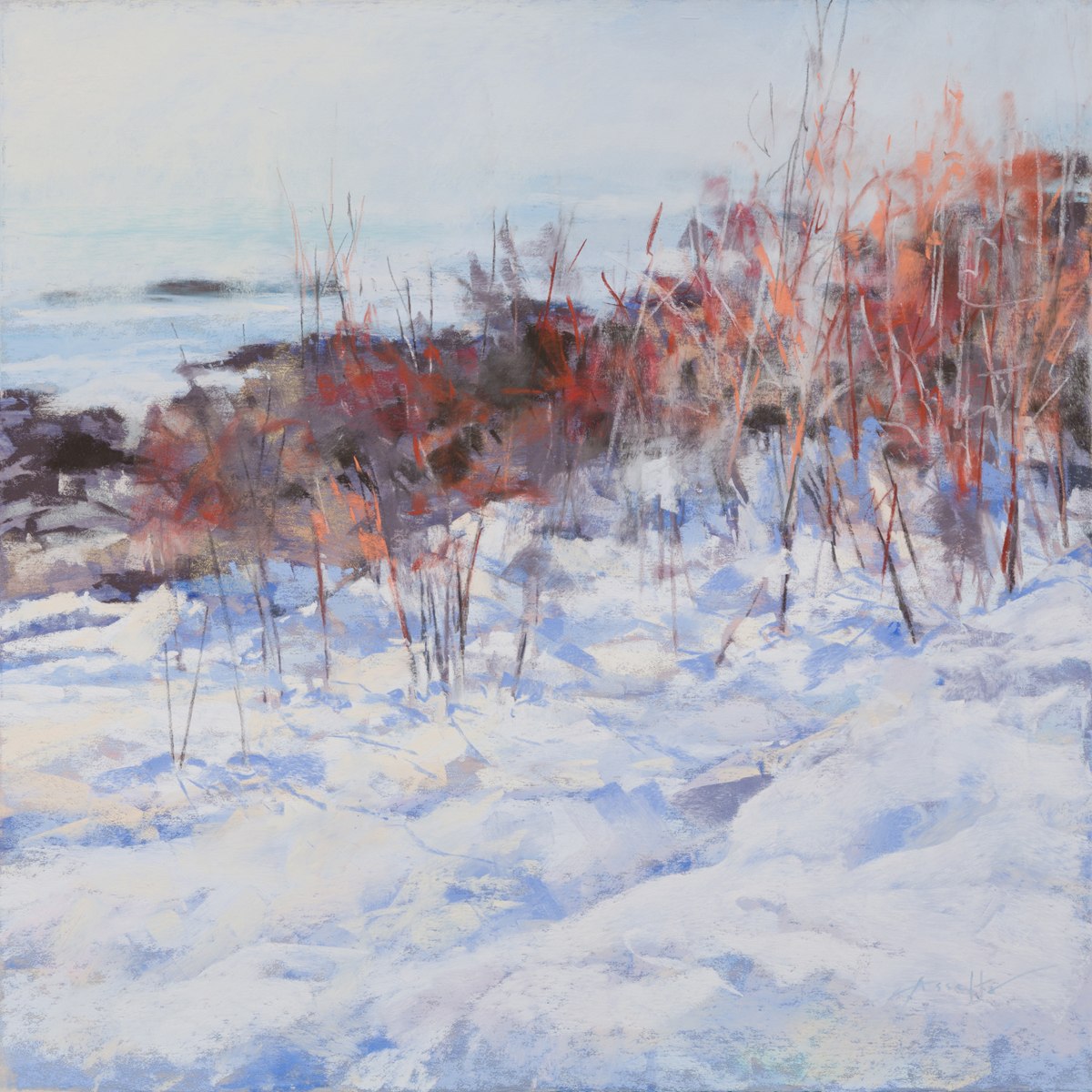 Lyn Asselta - Water's Edge in Winter