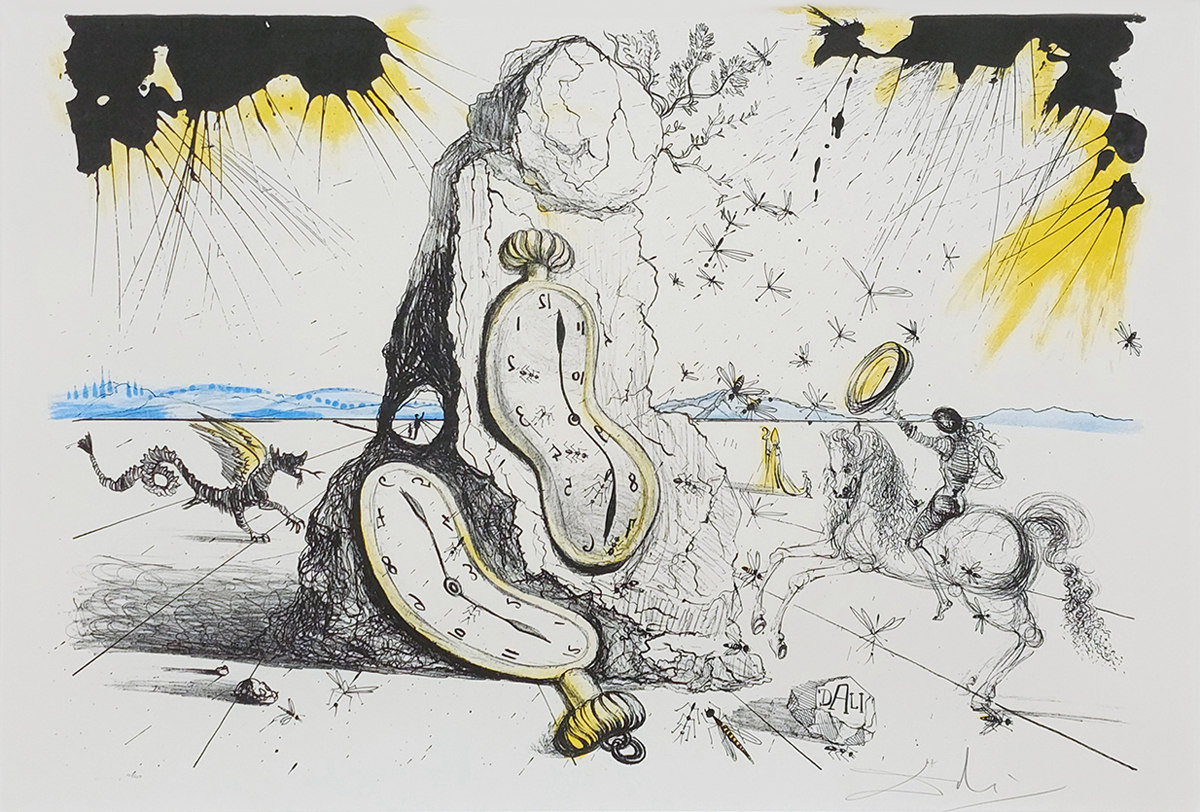Salvador Dali - The Cosmic Rays Resuscitating the Soft Watches