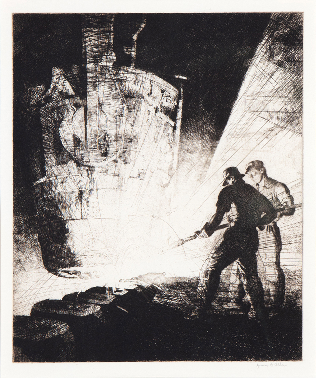 James E Allen - Teeming Ingots