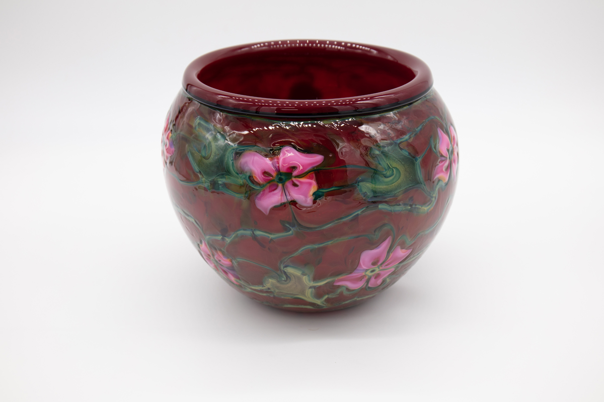 Charles Lotton - Ruby Cypriot Multi Flora Bowl