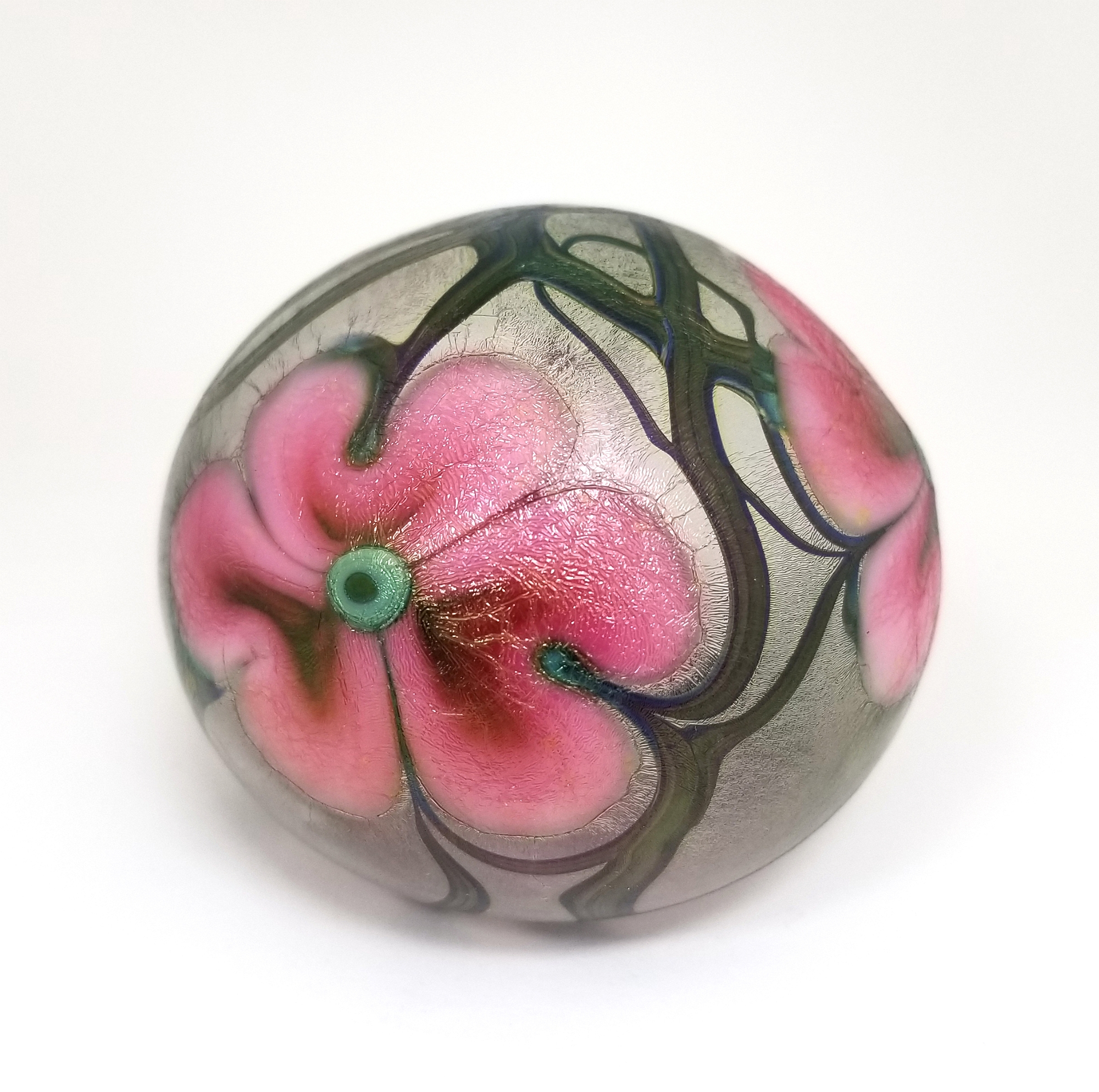 Robert Lagestee - Iridized Paperweight