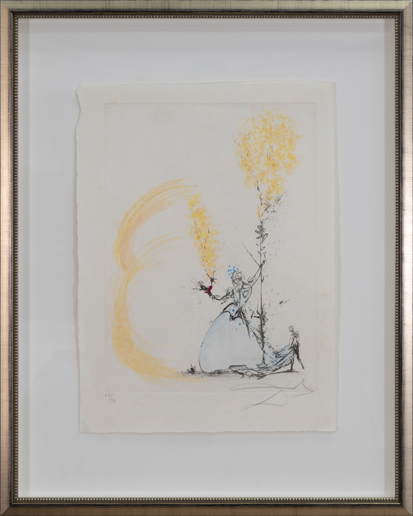 Salvador Dali - Ronsard - Woman with Page Boy