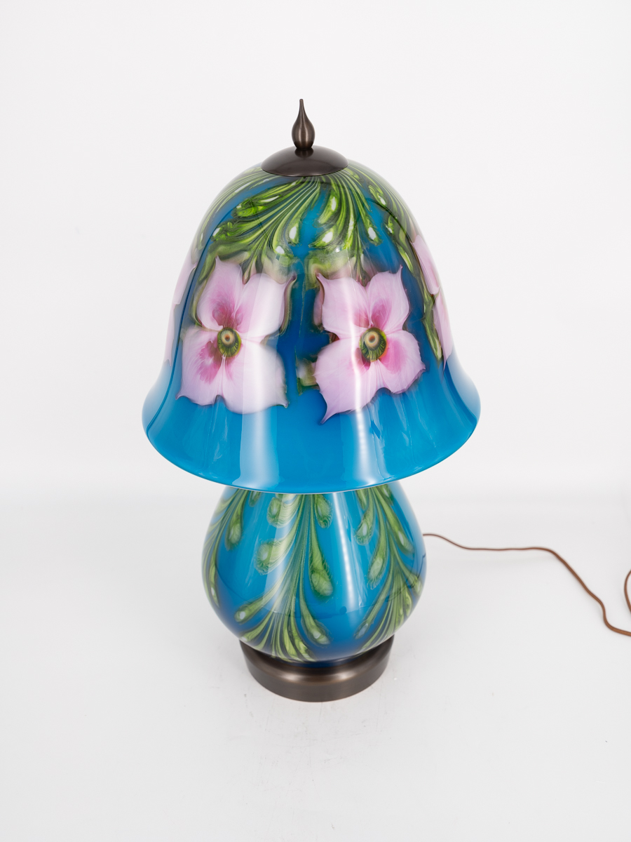 Daniel Lotton - Copper Blue Table Lamp