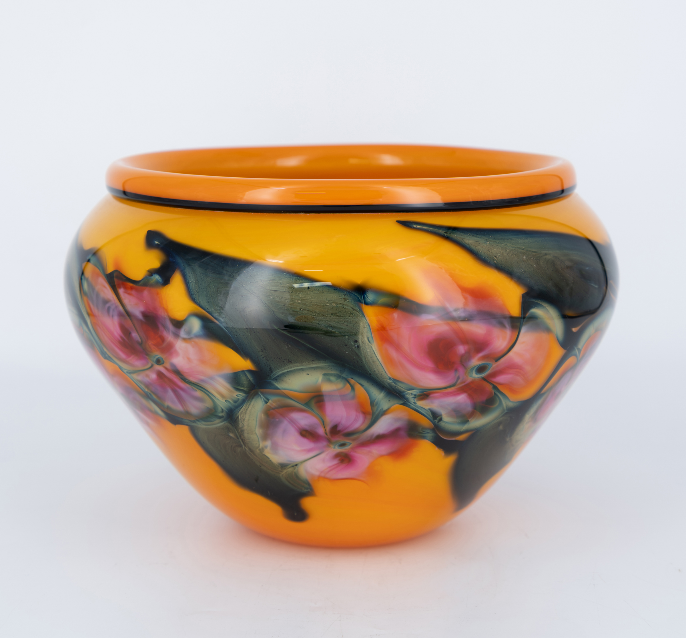 Charles Lotton - Mandarin Orange Multi Flora Bowl
