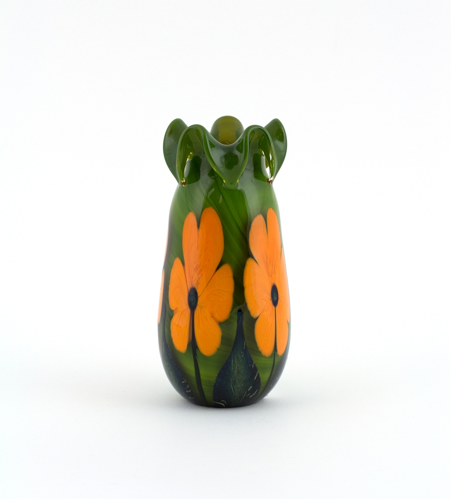 Robert Lagestee - Grinch Green Crown Vase
