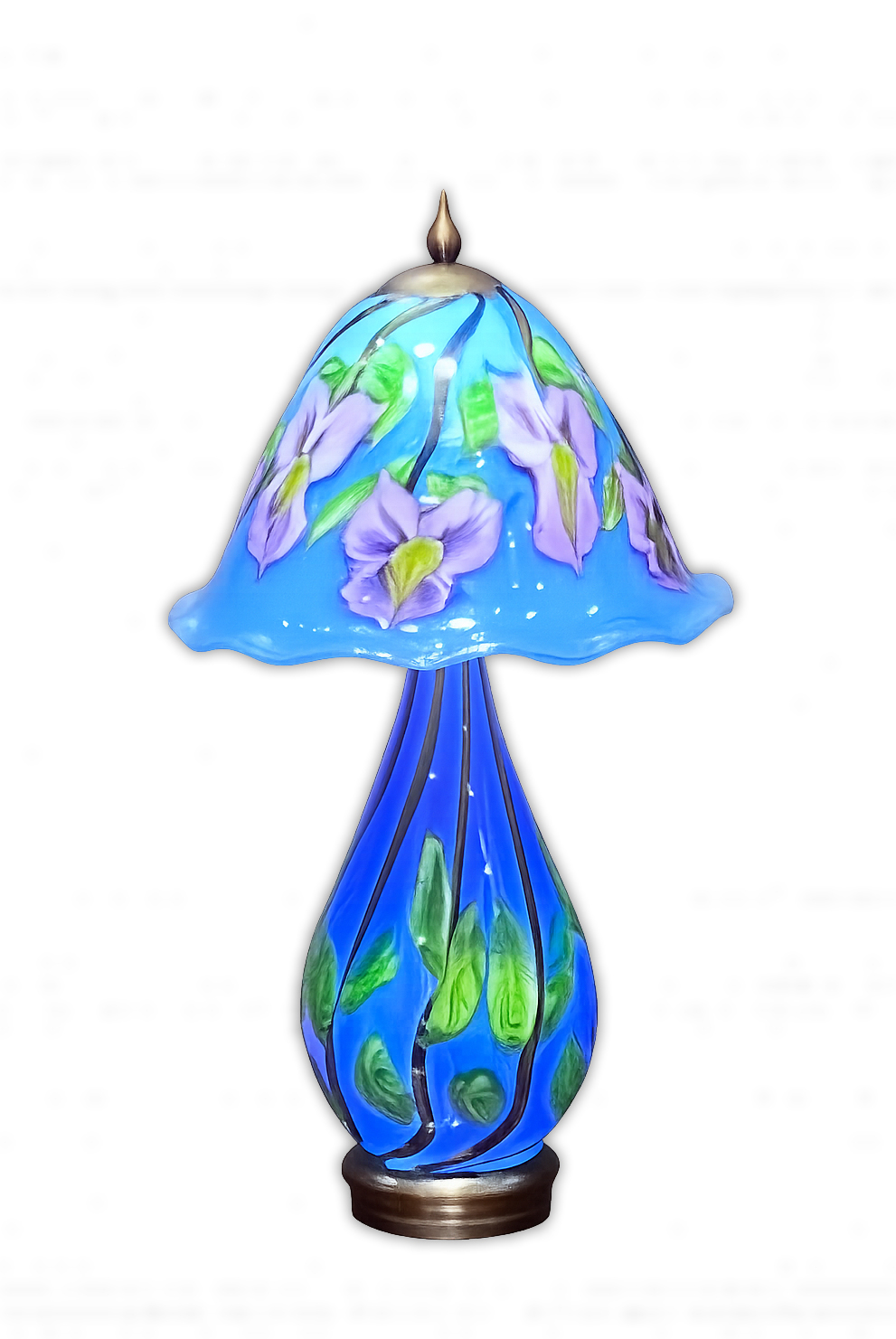 Daniel Lotton - Periwinkle Purple Lamp