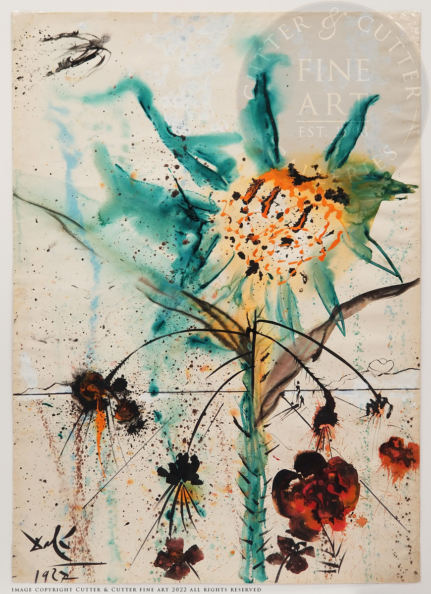 Salvador Dali - Sun Goddess Flower - Original