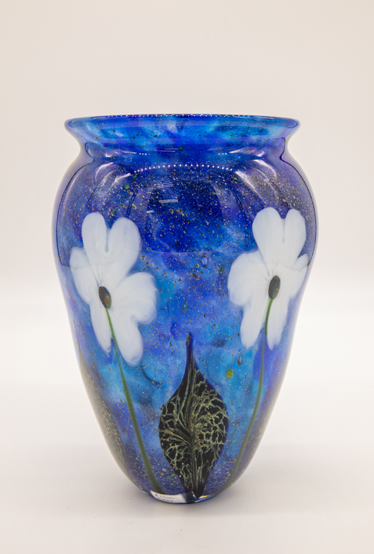 Robert Lagestee - Copper Opal Galaxy Cypriot Vase