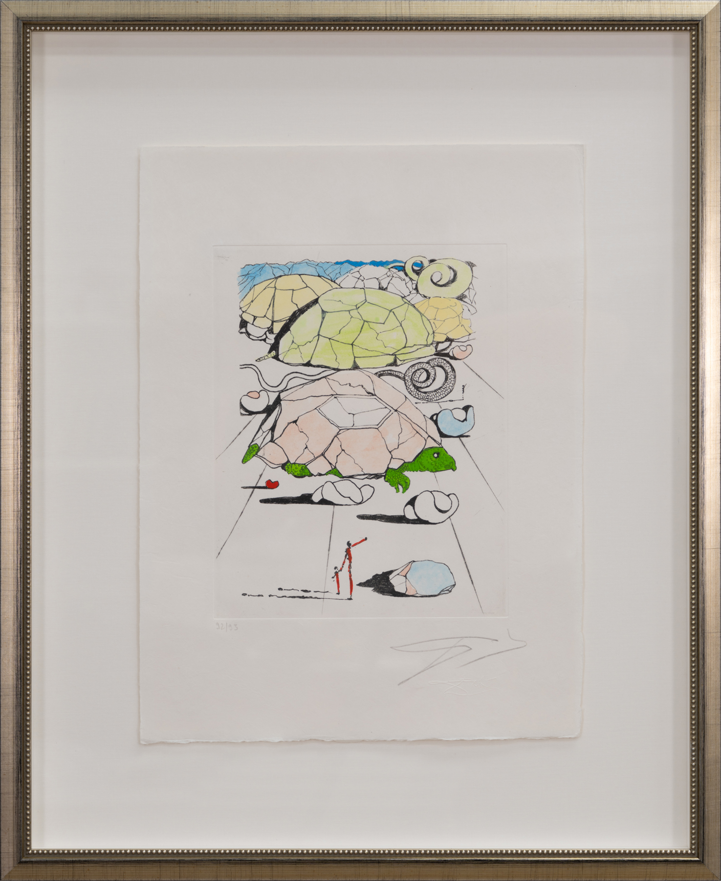 Salvador Dali - The Turtle Mountains