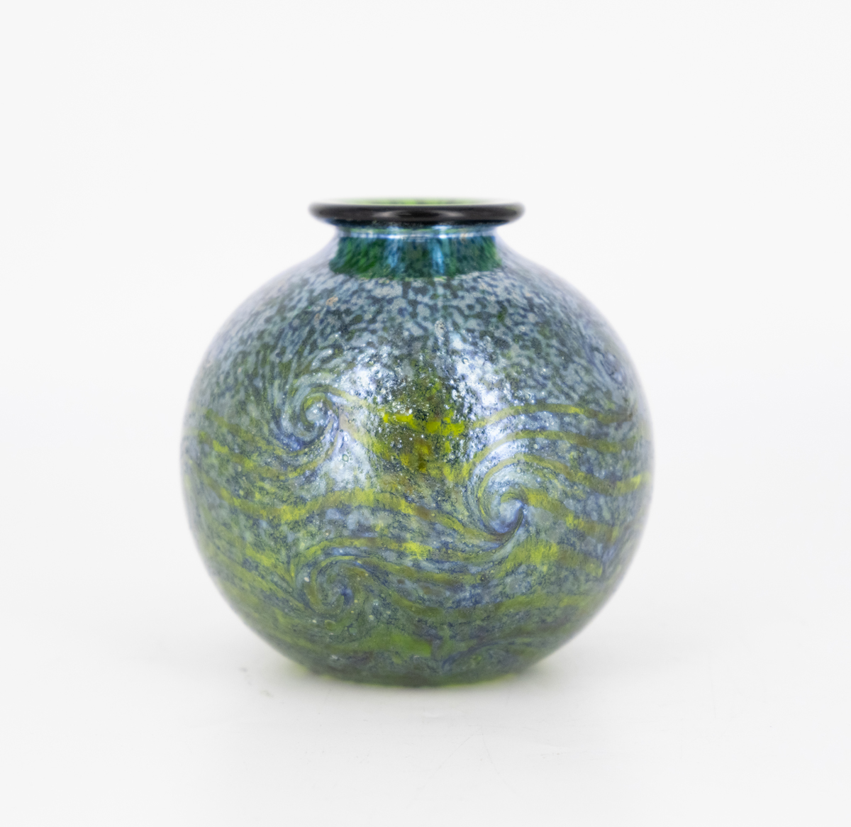 Robert Lagestee - Green Silver King Tut Cypriot Bowl