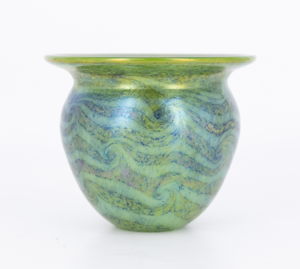 Robert Lagestee - Opal Green Cypriot King Tut Bowl