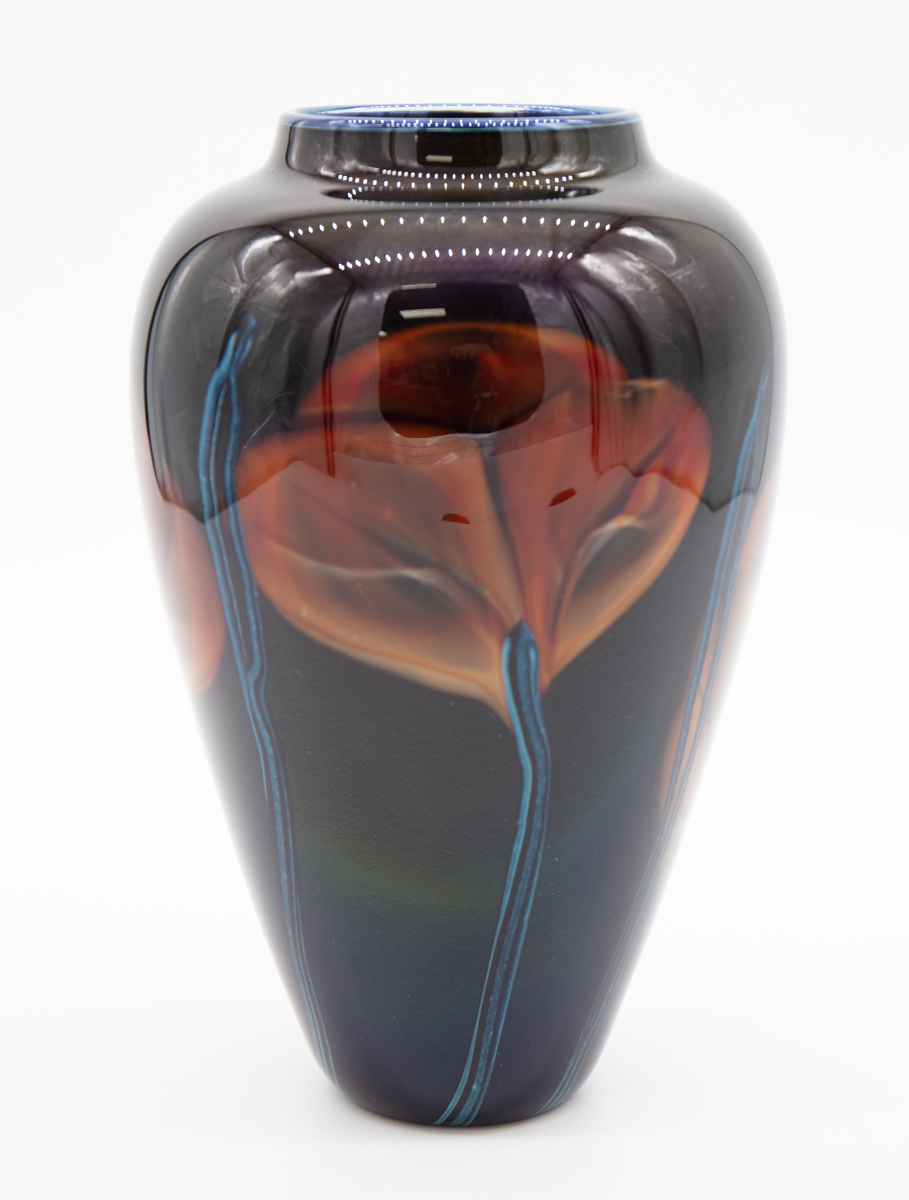 Richard Satava - Black Poppy Vase