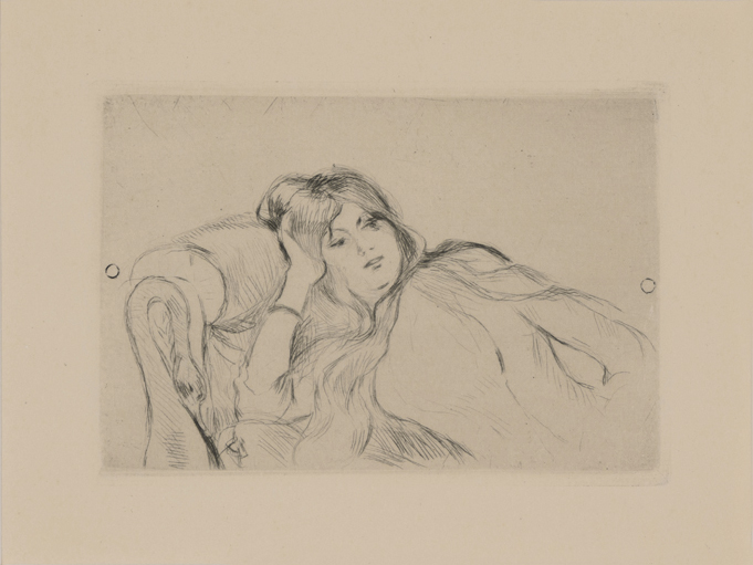 Morisot - Jeune Fille Etendue