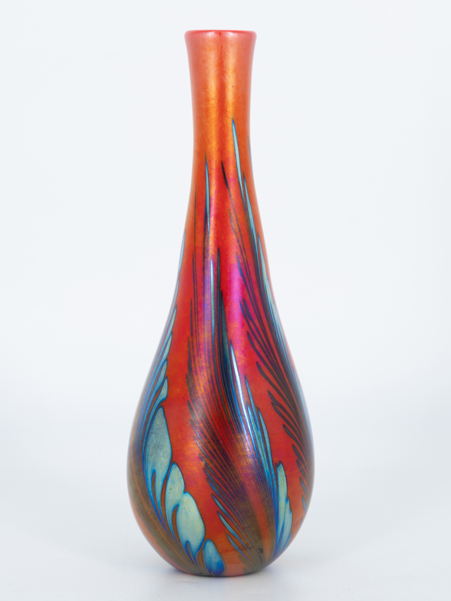 Charles Lotton - Mandarin Red Vase