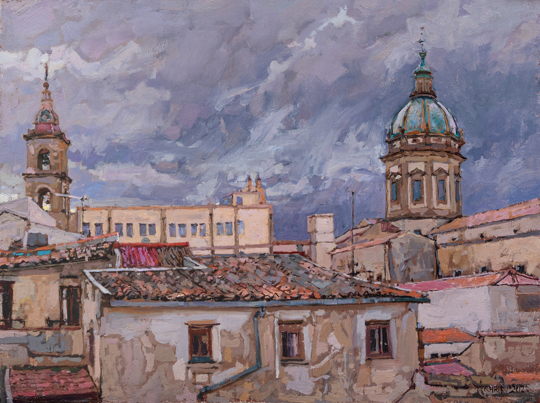 Daud Akhriev - Storm Over Palermo