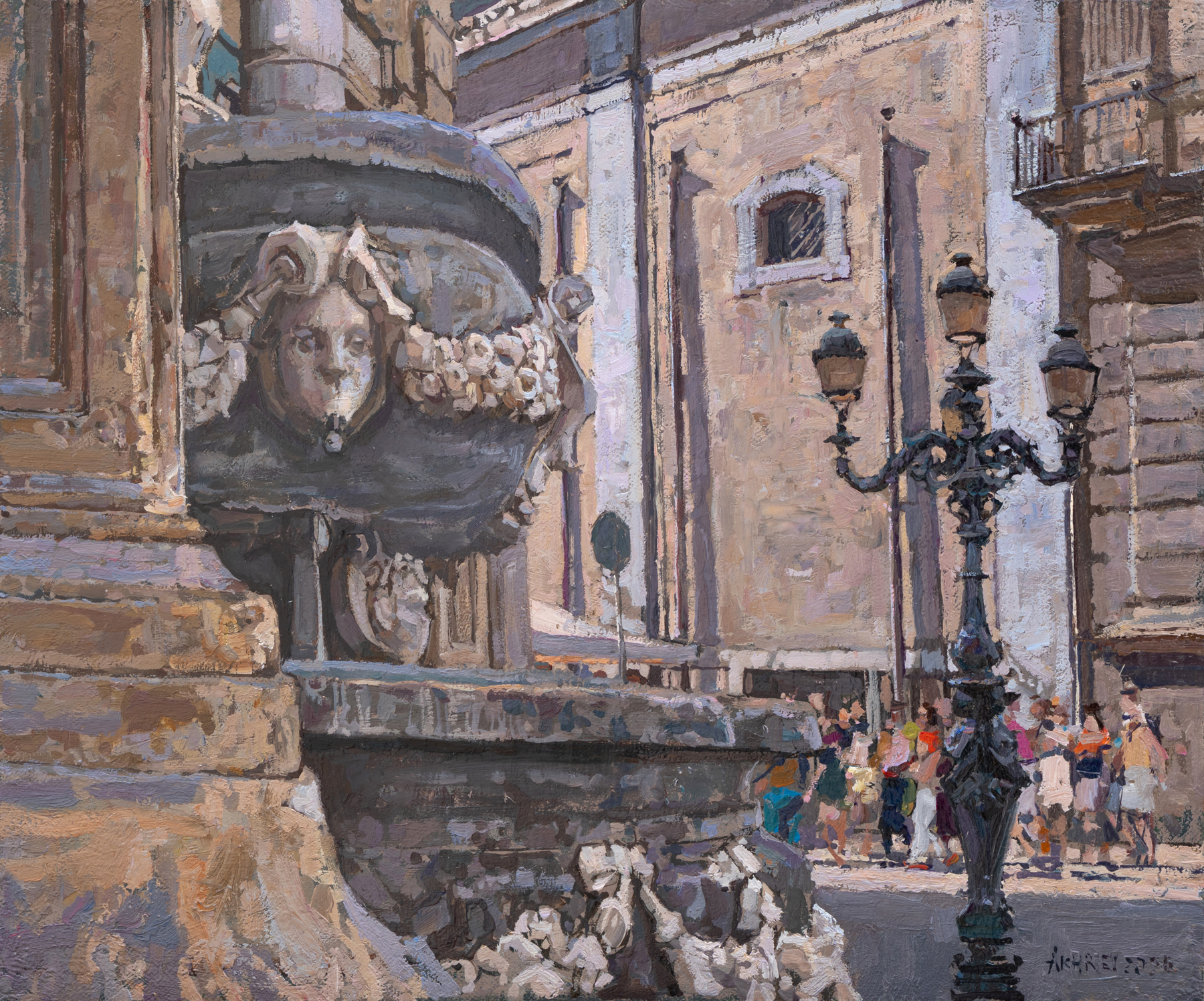 Daud Akhriev - Fountain of Quattro Canti