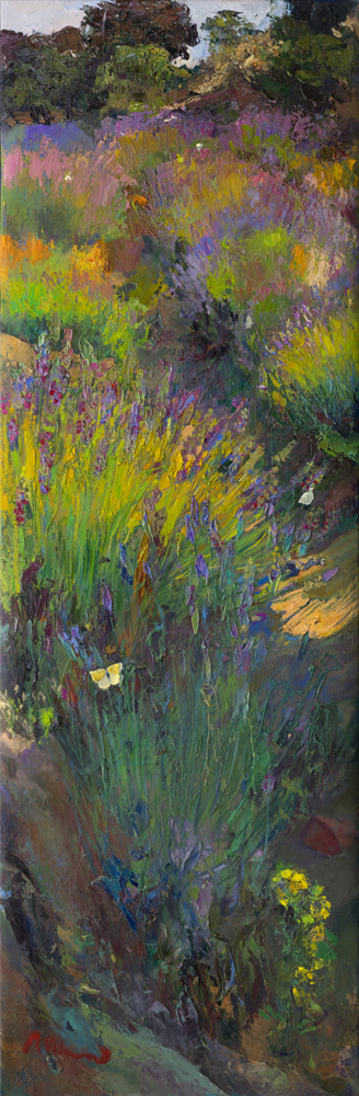 Ramon Vilanova - The sun casts harmonies among the lavender plants. Perfume hangs in the air. Silences and buzzing: butterflies and bees reveling in the found tranquility.