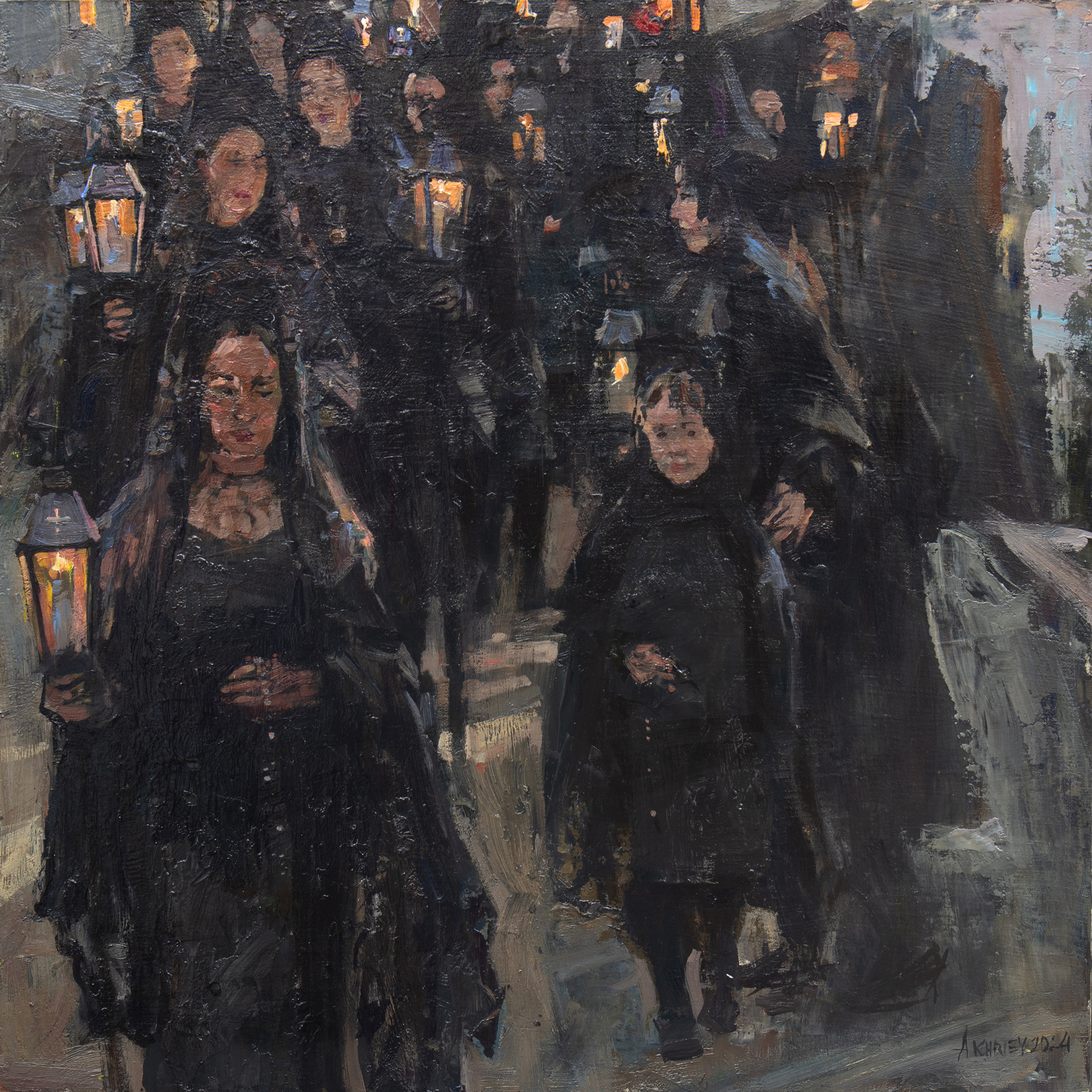 Daud Akhriev - Evening Procession