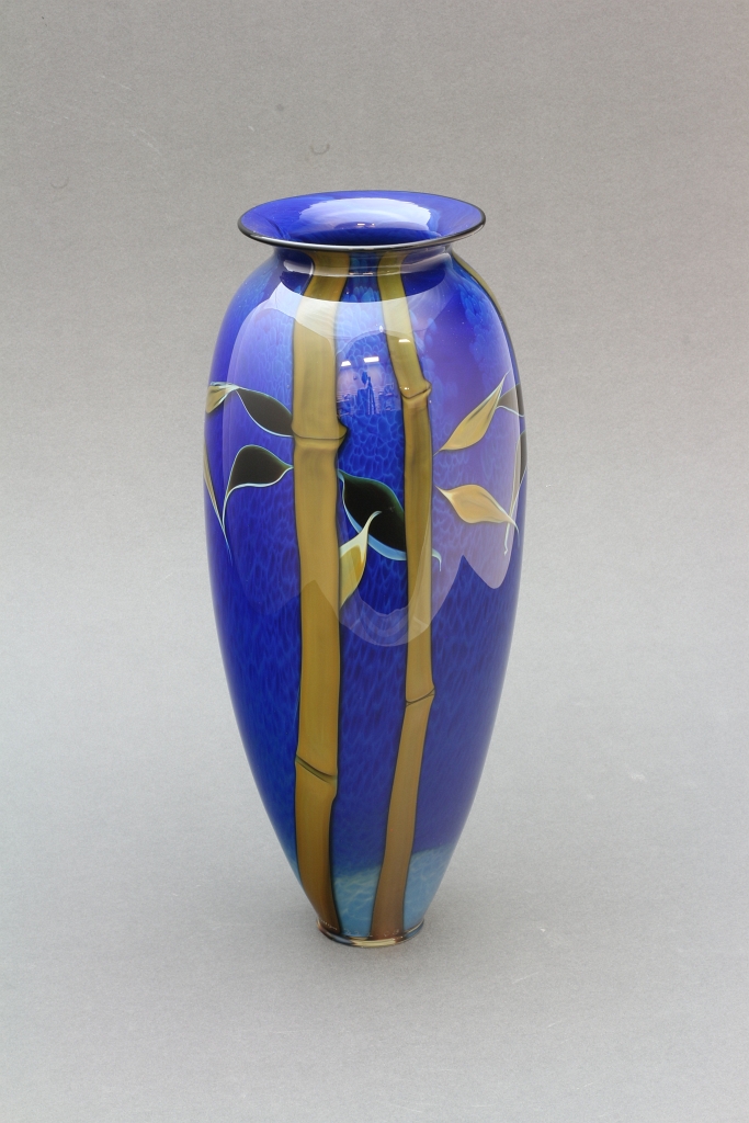 Richard Satava - Bamboo on Blue Vase