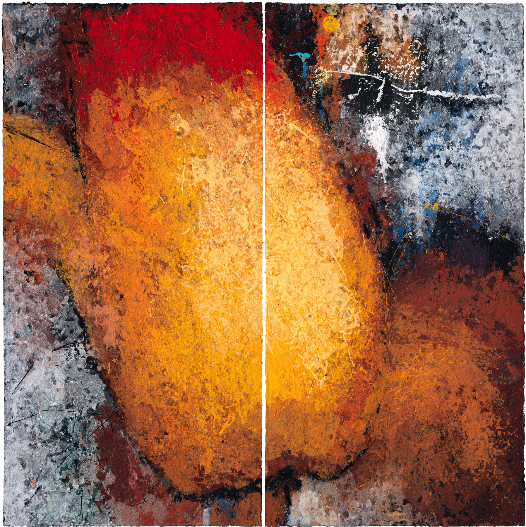 Jeong & Choon Yun - Hwanhui II (Exultation) Diptych