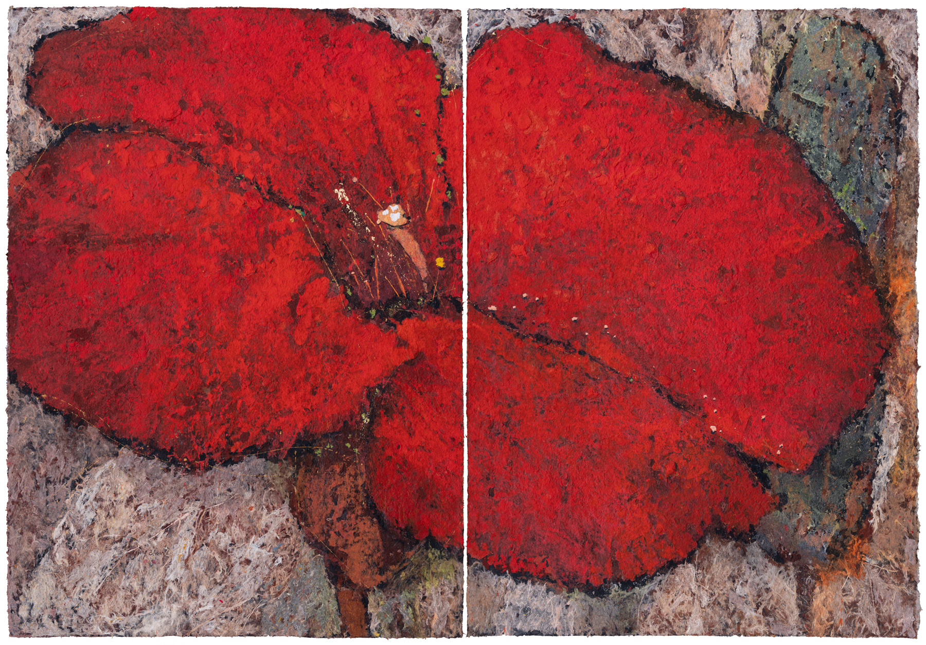 Jeong & Choon Yun - Hwanhui IV (Exultation) Diptych