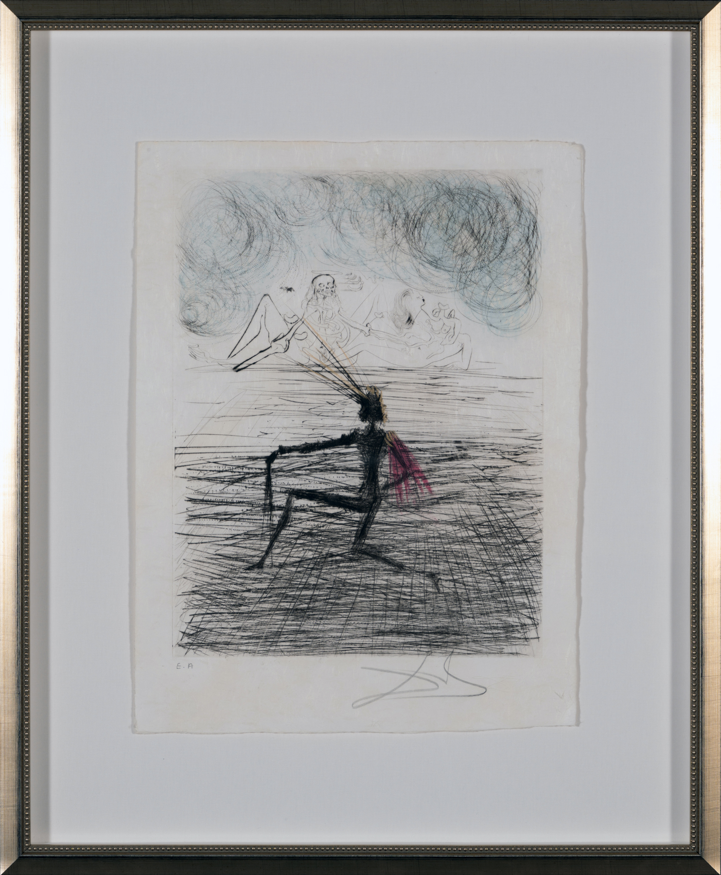 Salvador Dali - Faust - Kneeling Knight