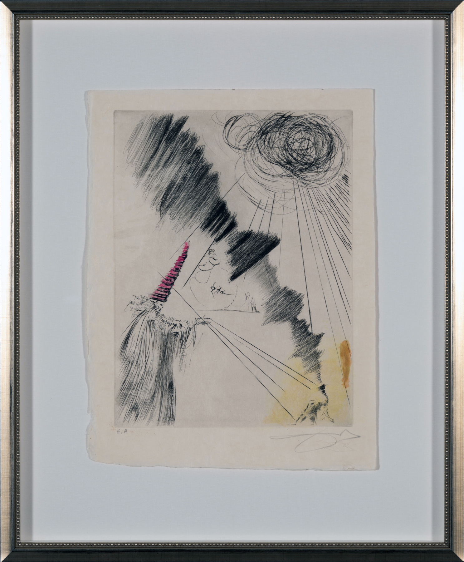 Salvador Dali - Faust - Woman with Clown