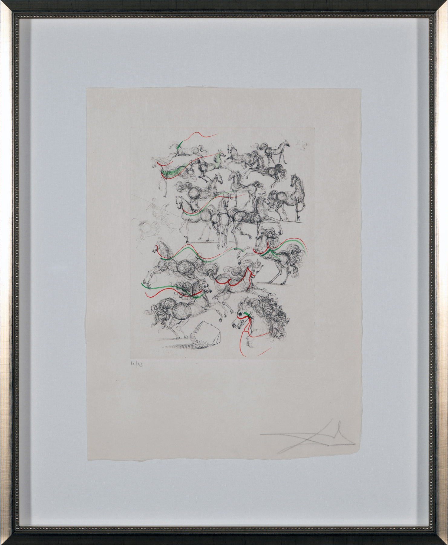 Salvador Dali - Mao Zedong - Horses
