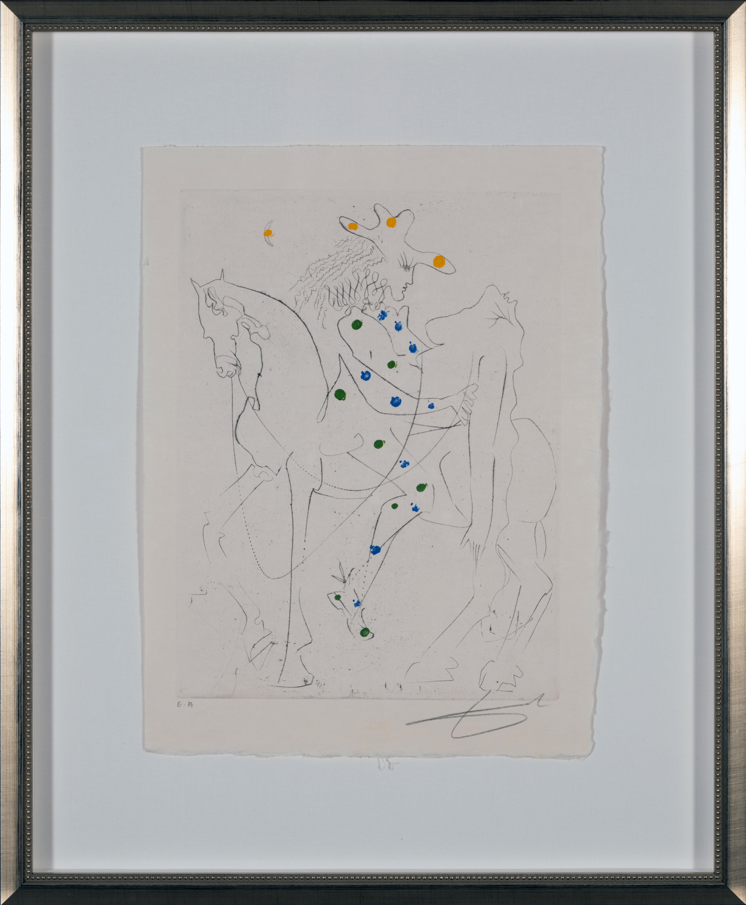 Salvador Dali - Ronsard - Picasso's Horse