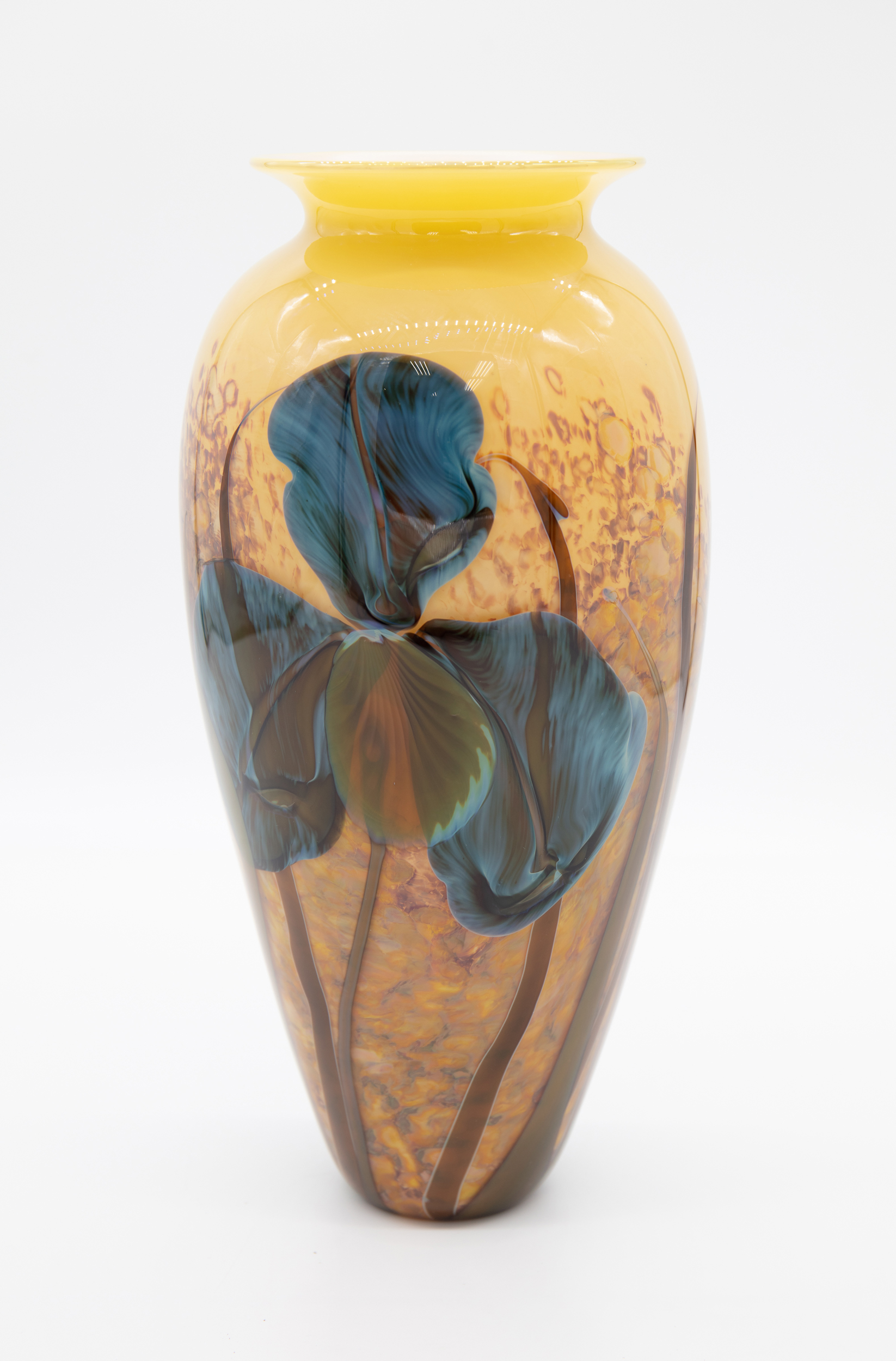 Richard Satava - Blue Iris Vase