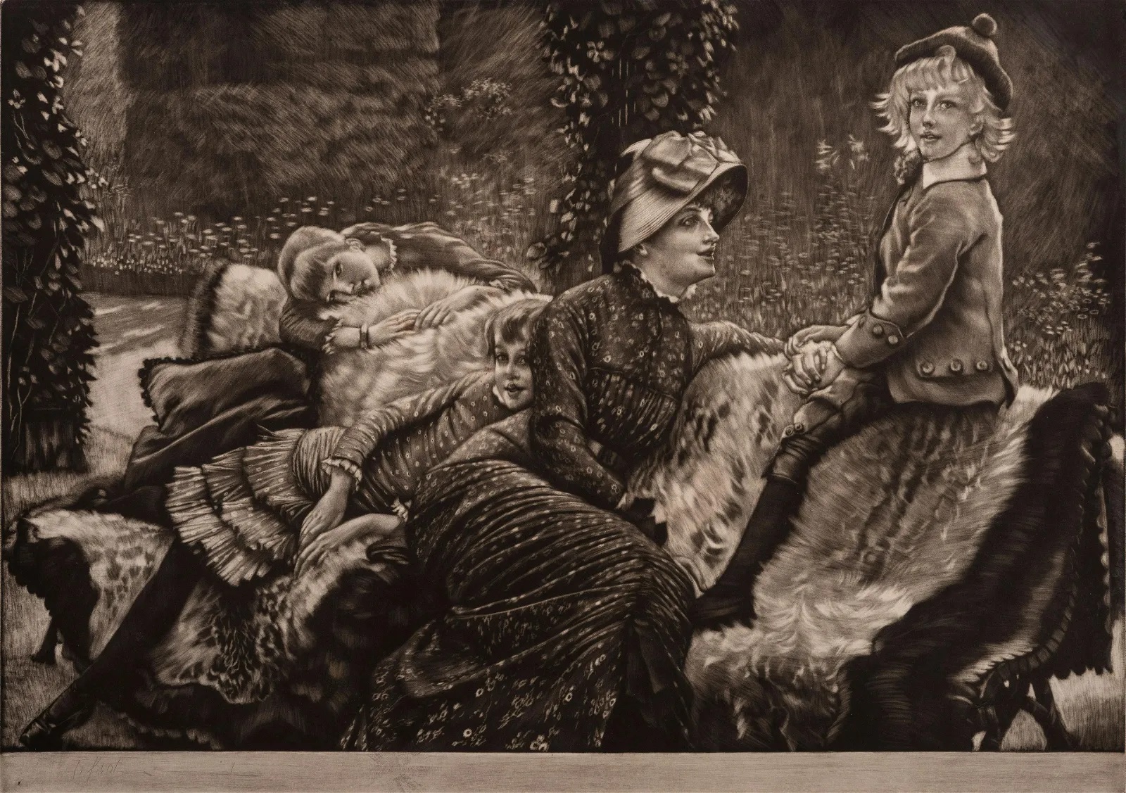 J.J. Tissot - Le Banc de Jardin