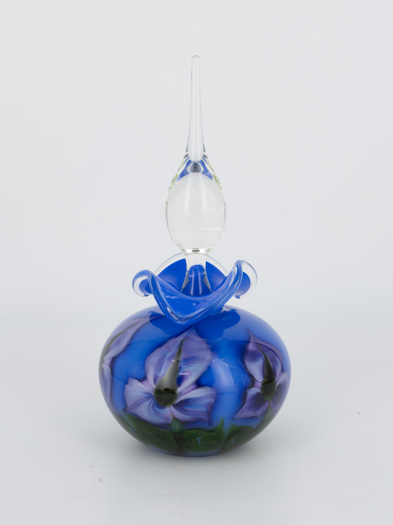 Daniel Lotton - Fluted Periwinkle Perfume Bottle