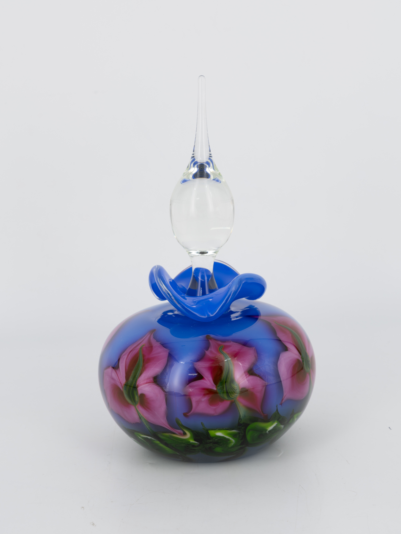 Daniel Lotton - Fluted Periwinkle Perfume Bottle