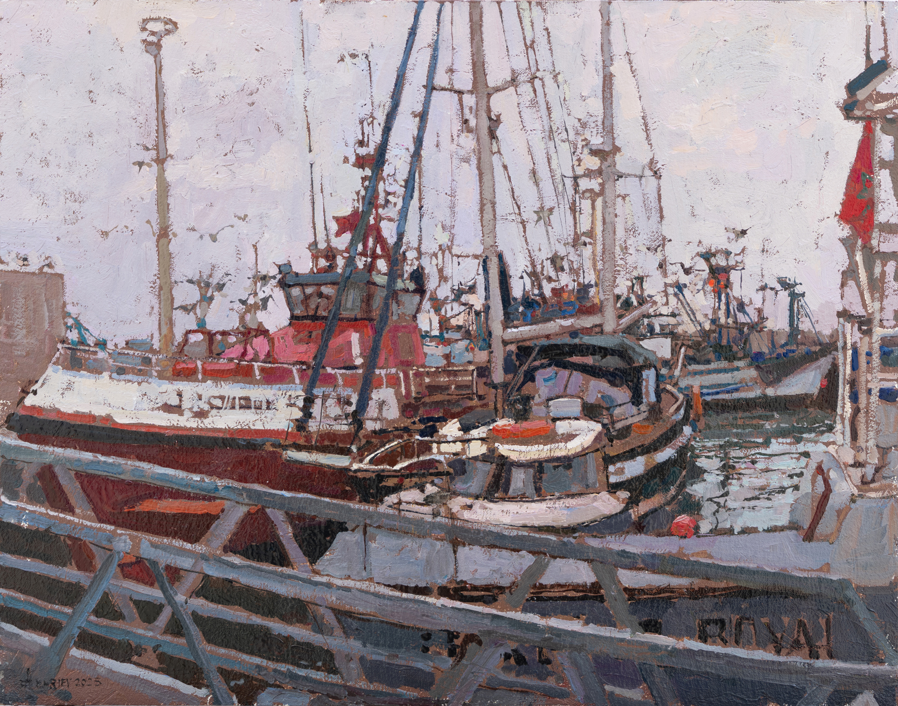 Daud Akhriev - Winter Harbor
