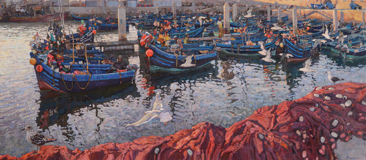Daud Akhriev - Port Sunset