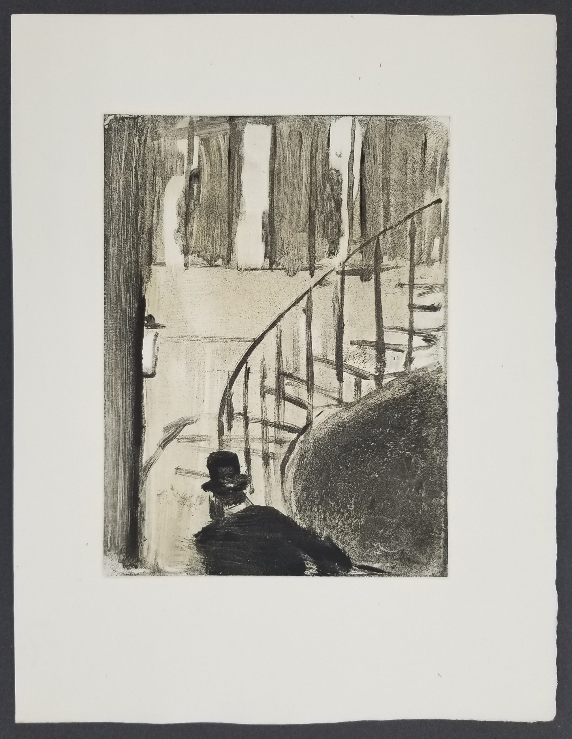 Edgar Degas - La Famille Cardinal - Ludovic Halevy climbing the Stairs