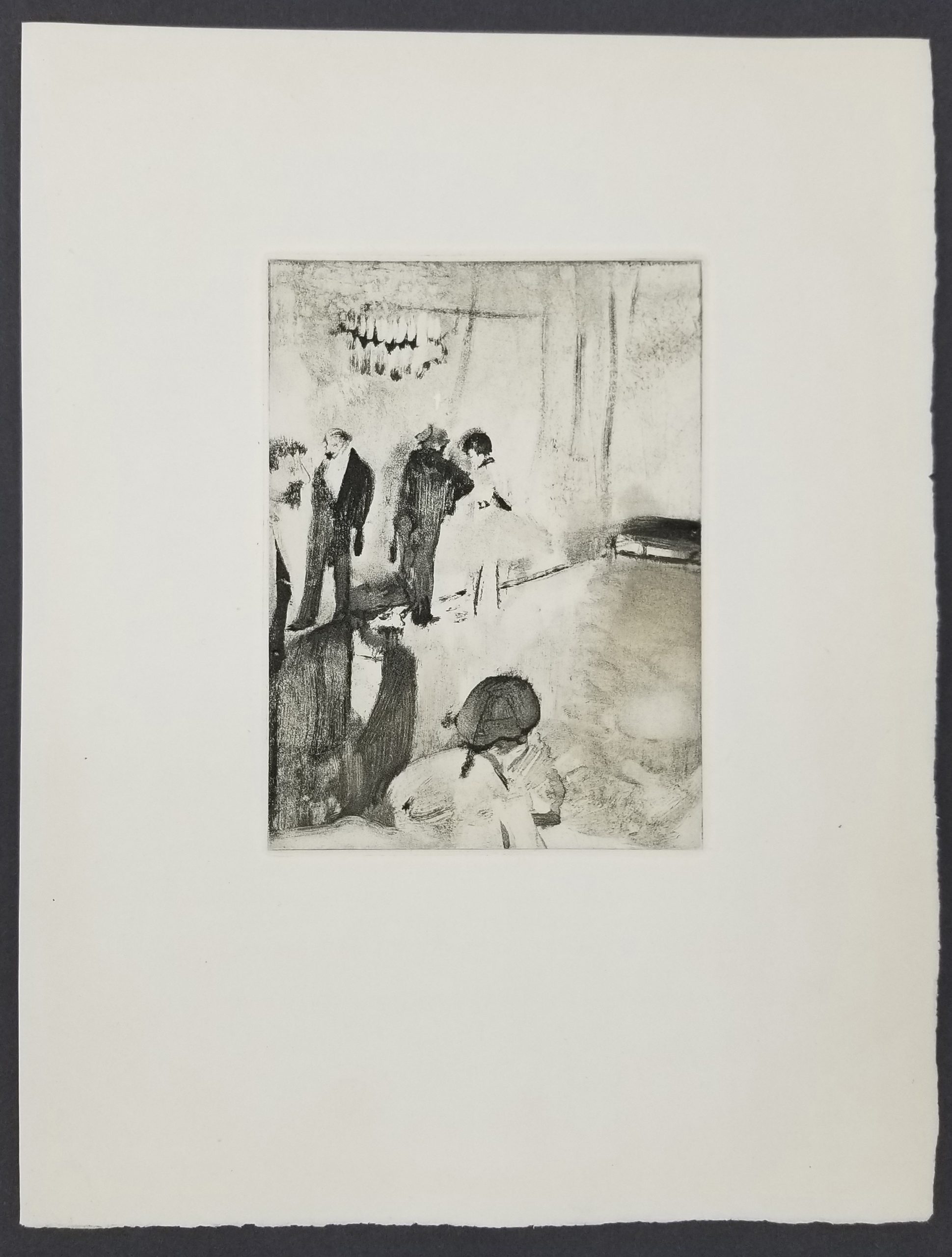 Edgar Degas - La Famille Cardinal - The Green Room (The Foyer)