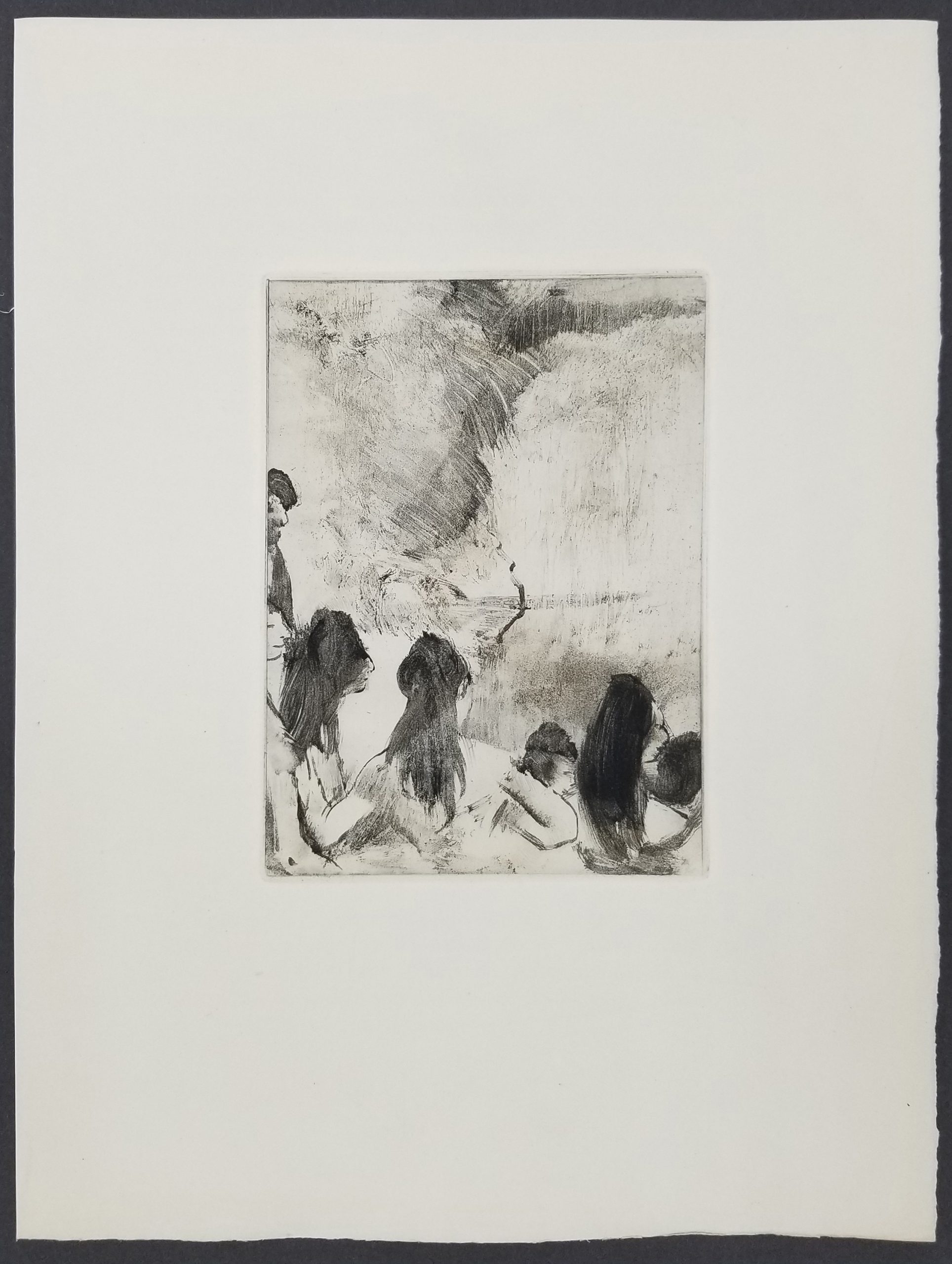 Edgar Degas - La Famille Cardinal - Five Dancers seen from Behind