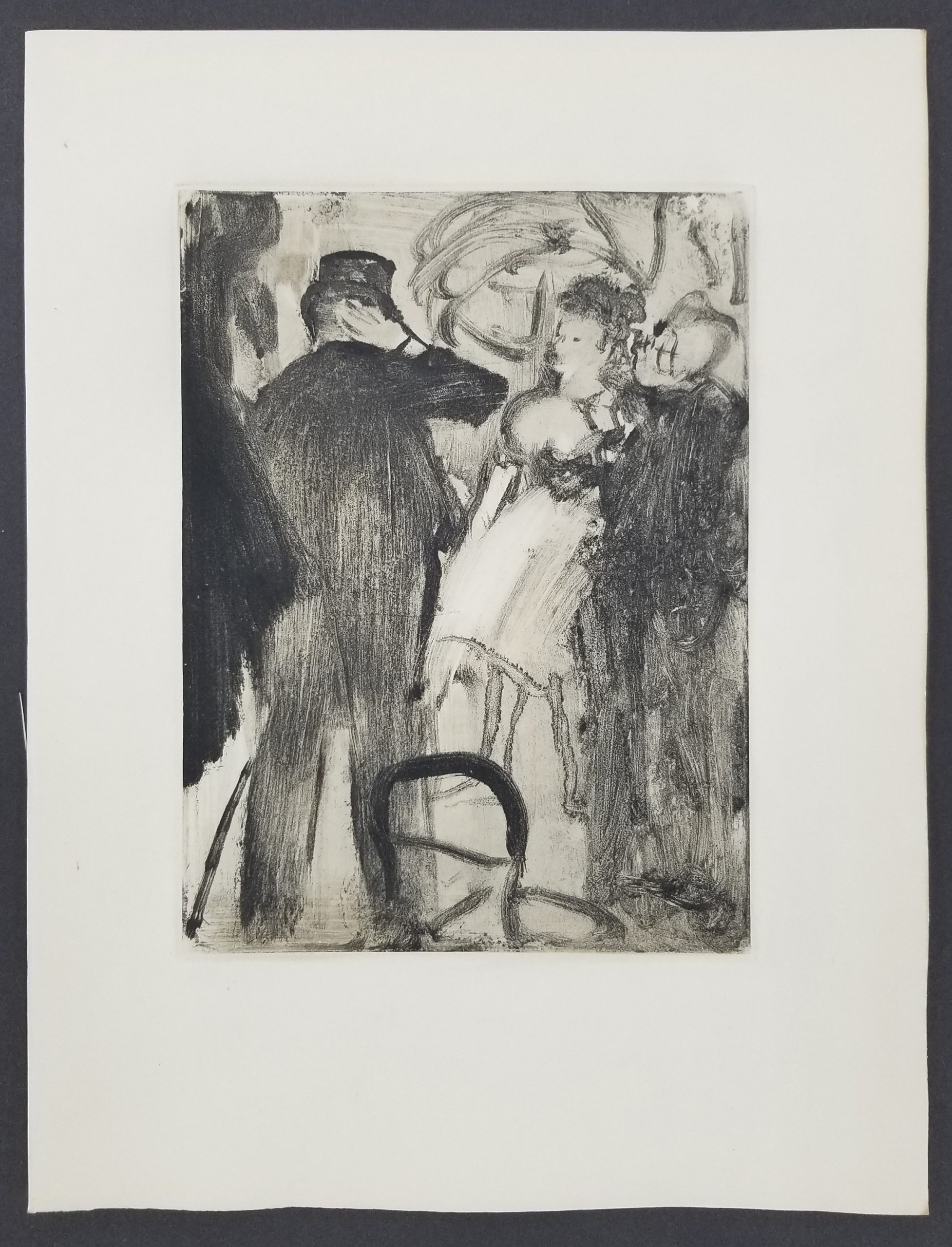Edgar Degas - La Famille Cardinal - The Most Embarrassed was Marquis Cavalcanti